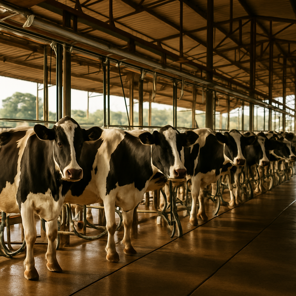 Operação leiteira integrada da FCA Agro